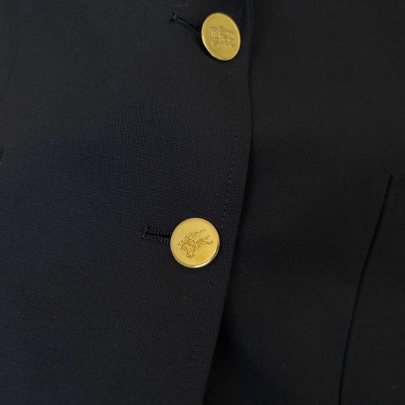 Vintage Burberry London Wool Blazer - Picture 4 of 9